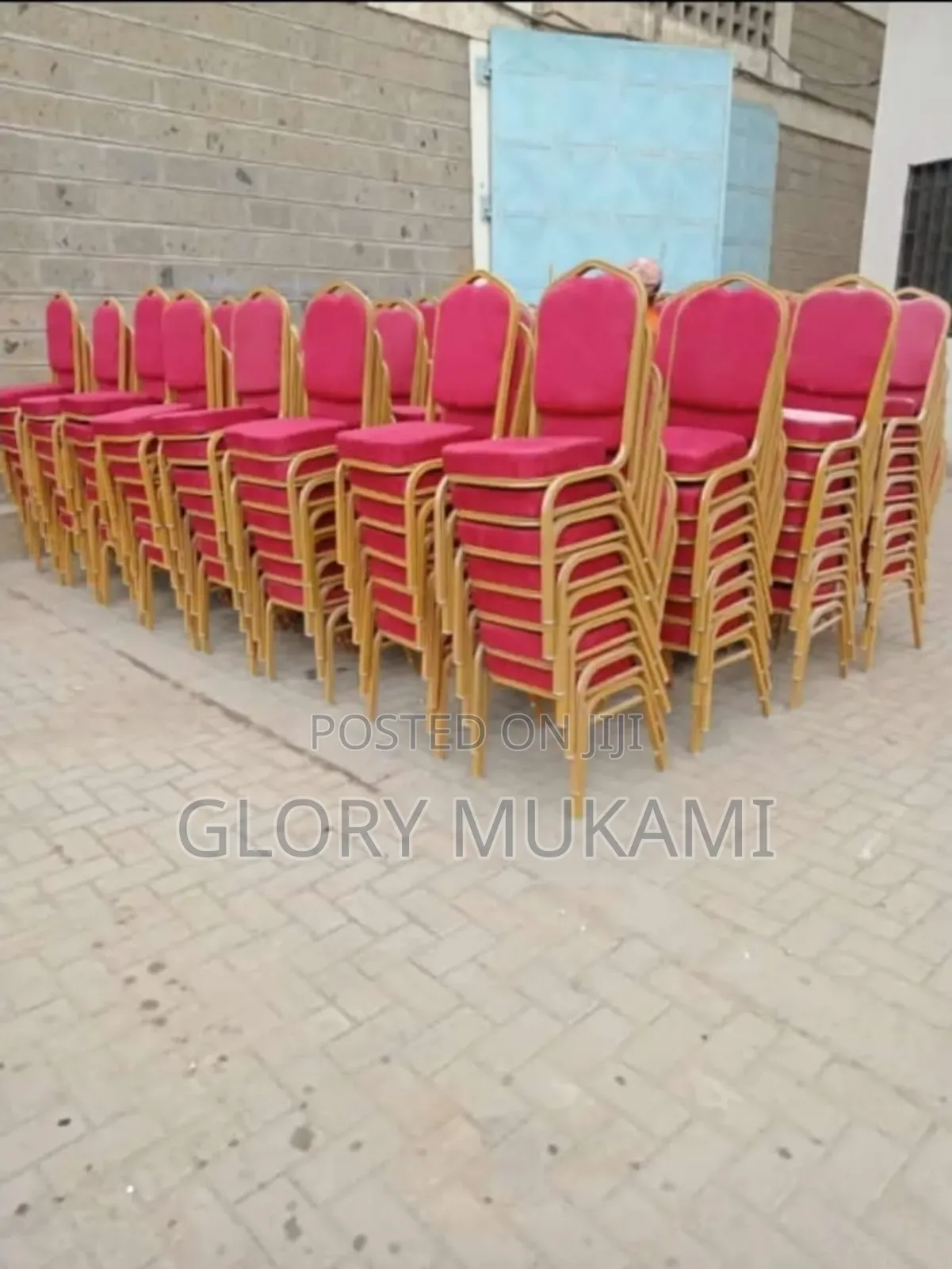 Red Conference Chairs