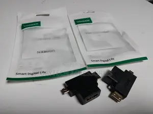 Ugreen3 in 1 Female to Micro Hdmi Mini Hdmi Male Adapter for Dv Camera