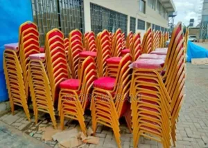 Red Conference Chairs