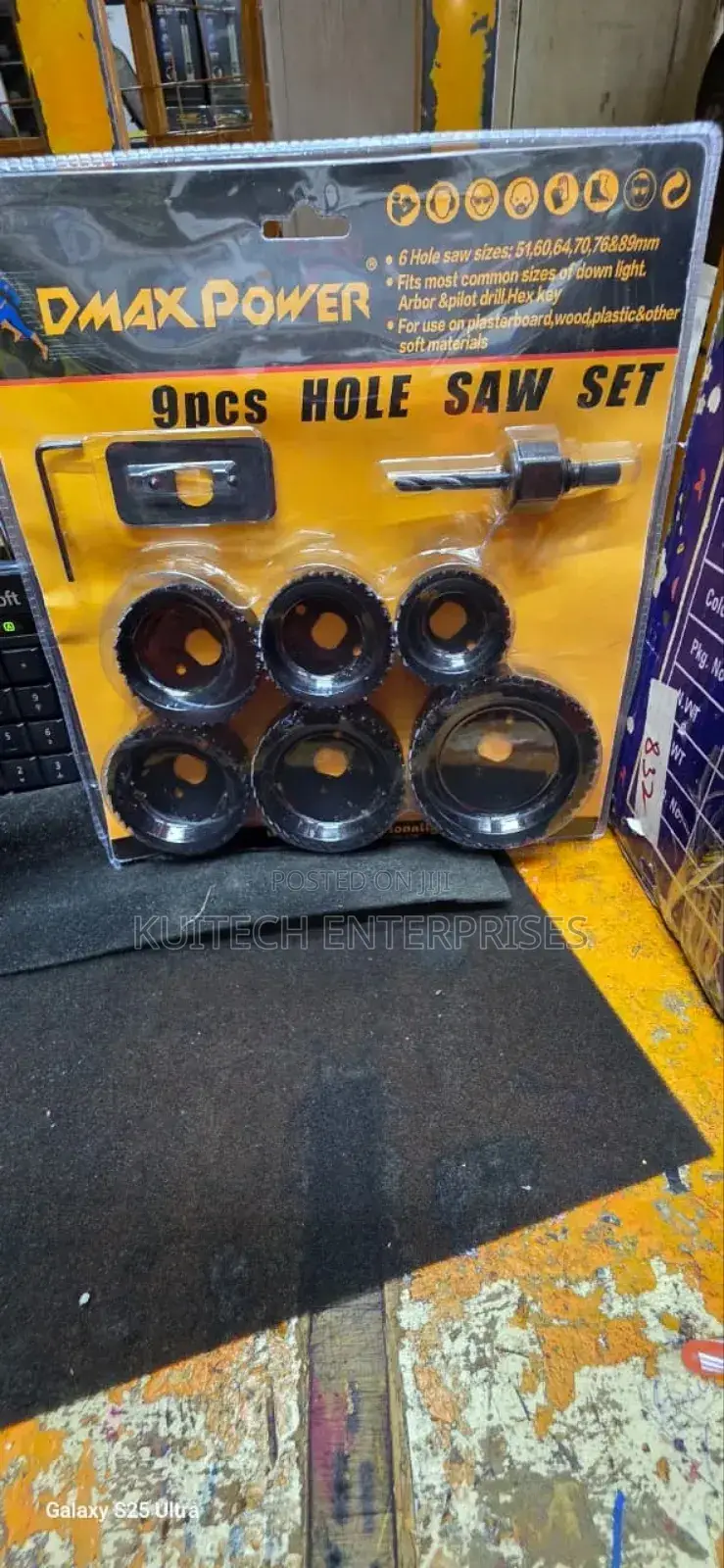9pc Holesaw / Hole Saw Set