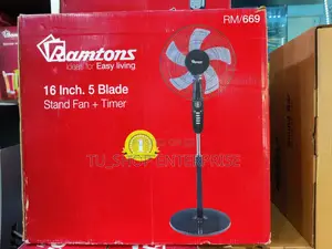 Ramtons 16" Stand Fan With Remote