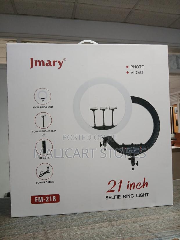 Jmary Fm 21-R 21” Led -Pro Ring Light With Remote