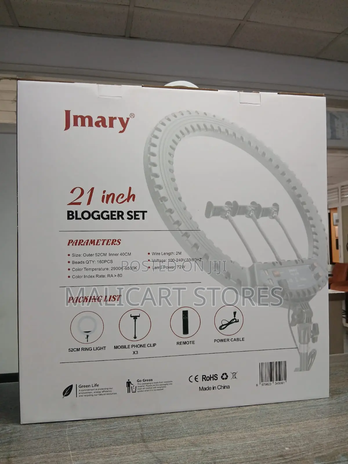Jmary Fm 21-R 21” Led -Pro Ring Light With Remote