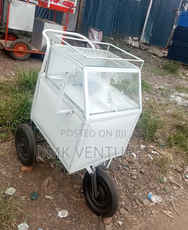 Elevated Professional Eggs Trolley - main view