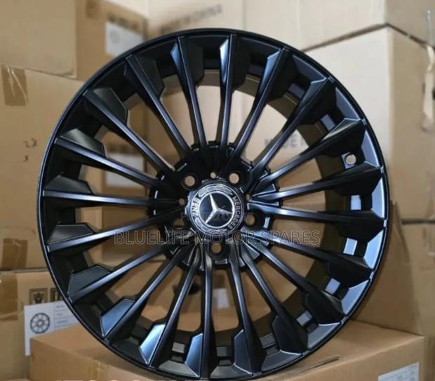 Size 17 Rims For Mercedes Benz (Black Plain)