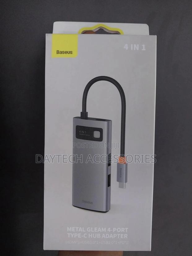 Baseus Usb C Hub 4 in 1 Docking Station Adapter With Hdmi - thumbnail 2