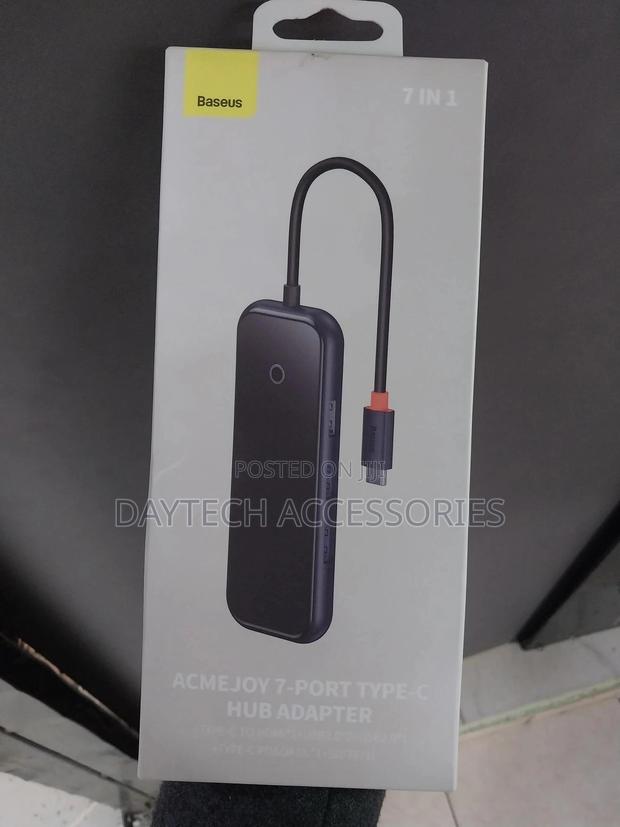 Baseus Usb C Hub Multiport Adapter Acmejoy 7-in-1 Usb Hub Adapter - thumbnail 2
