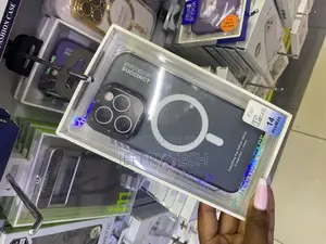 Spevert Magnetic Clear Case for iPhone 14 Pro Max With Lens Protector