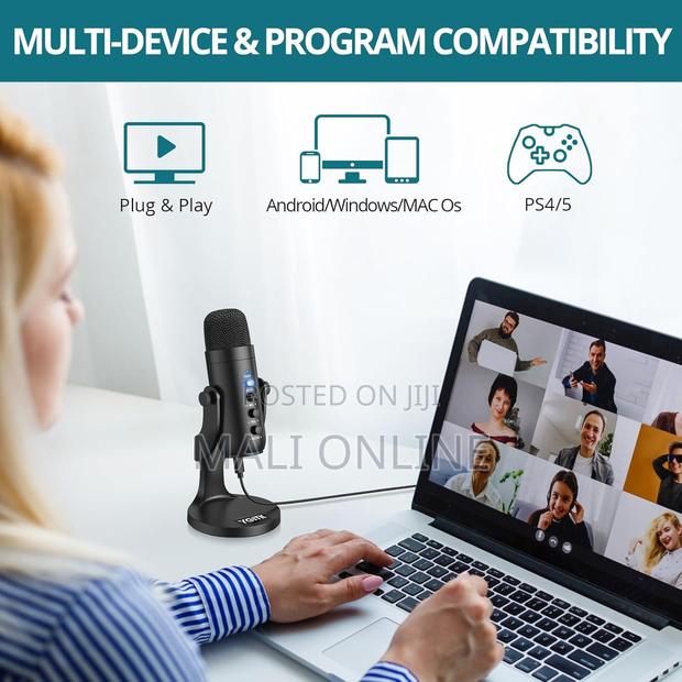 Cardioid Usb Condenser Microphone With Volume Control For Mac Studio - thumbnail 8