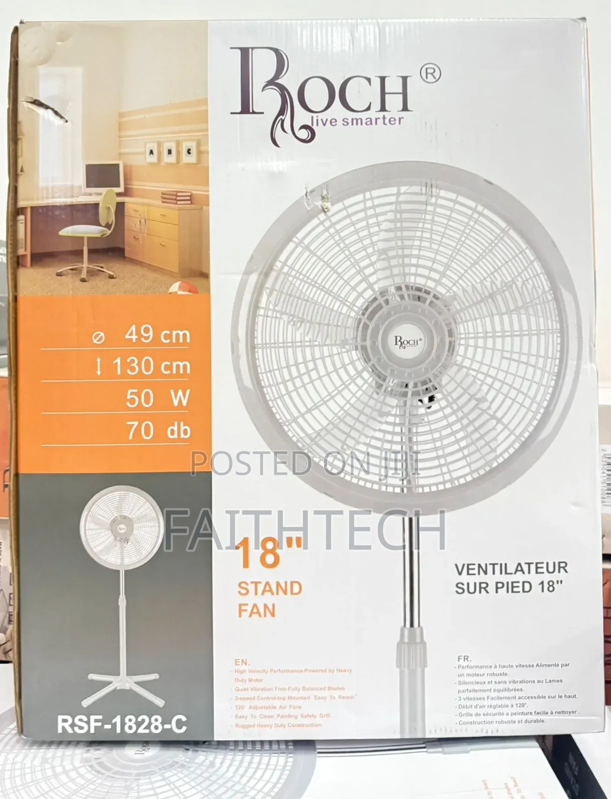 *Roch Stand Fan 18"