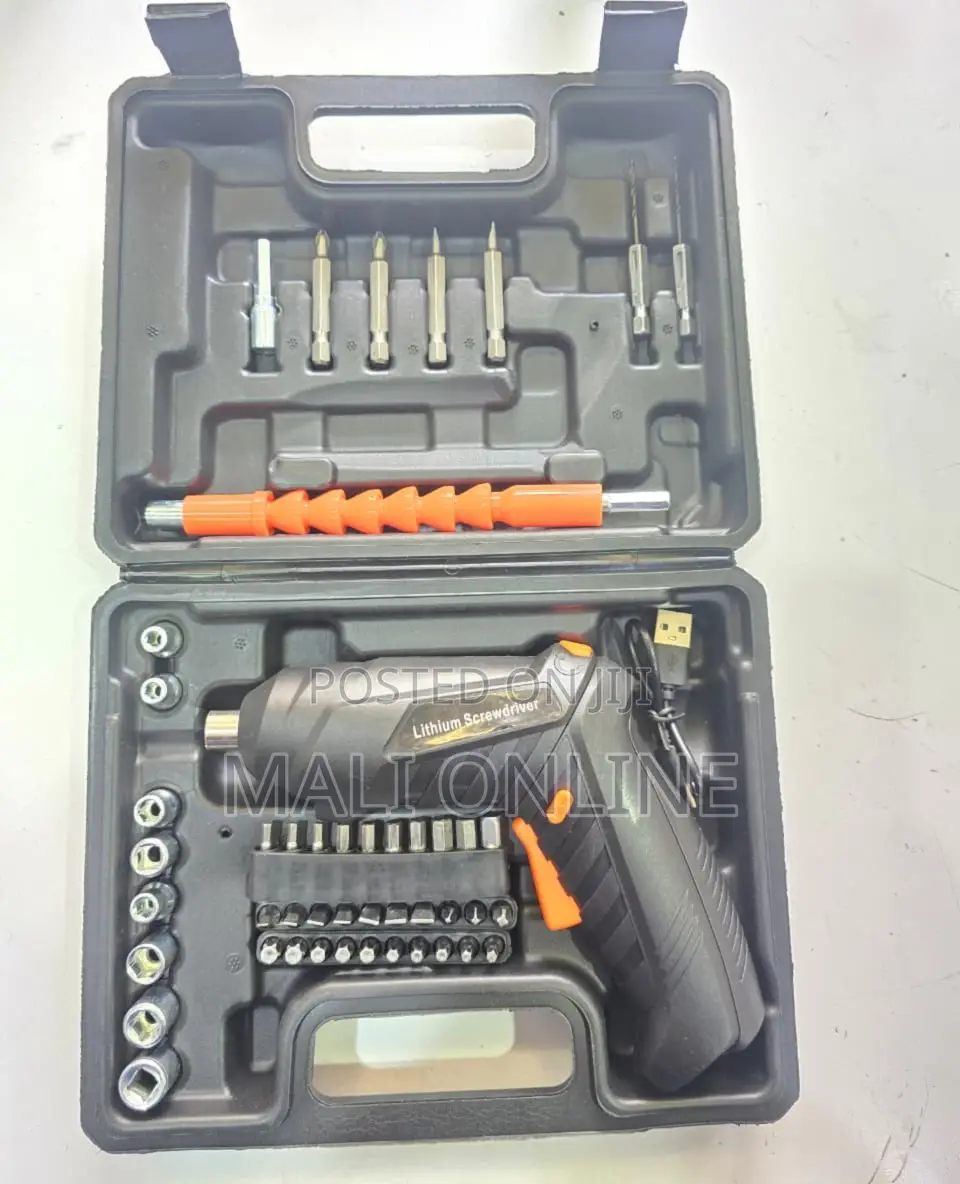 48pcs Rechargeable Electric Screwdriver Set With Lithium Battery