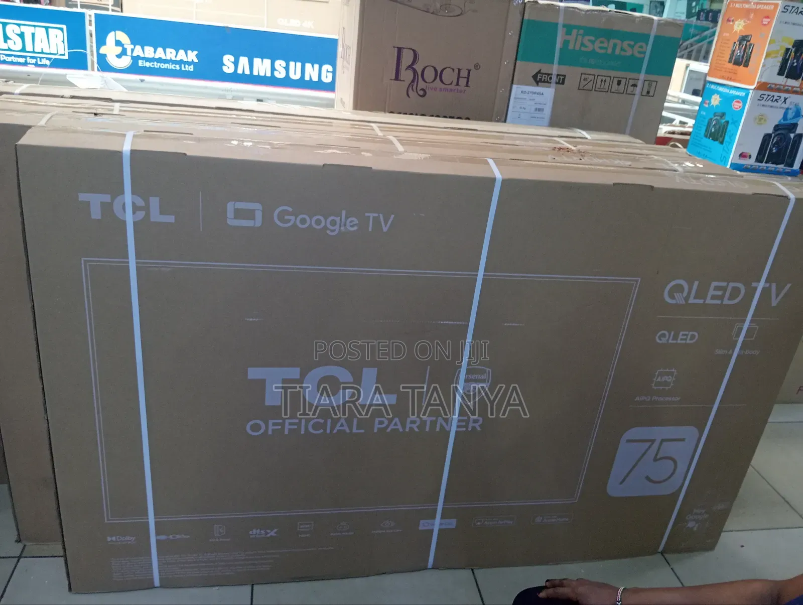 TCL 75" Qled Smart Uhd Google Tv