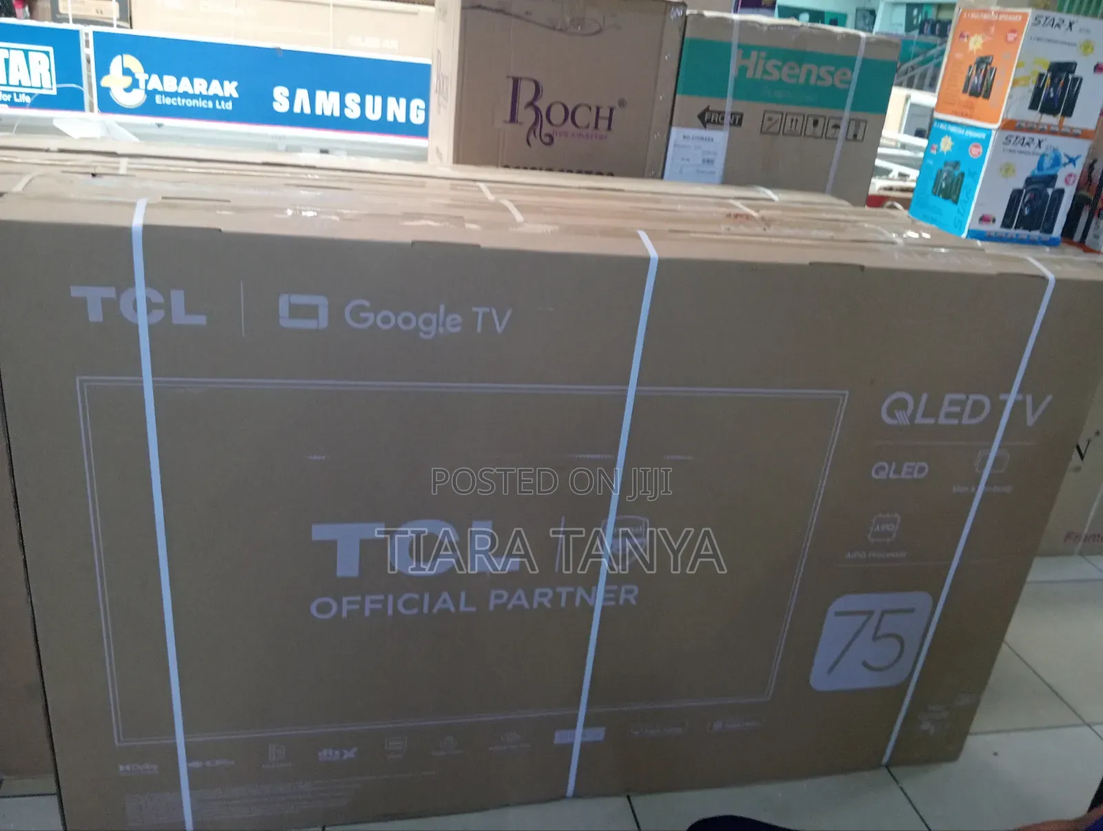 TCL 75" Qled Smart Uhd Google Tv
