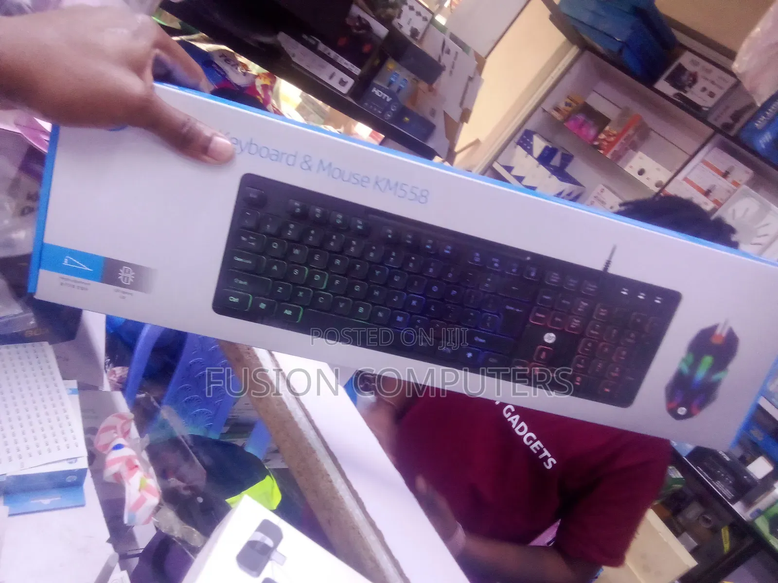Hp Km558 Wired Gaming Keyboard and Mouse