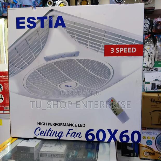 *Estia Recessed Ceiling Louver Fan 60cmx60cm