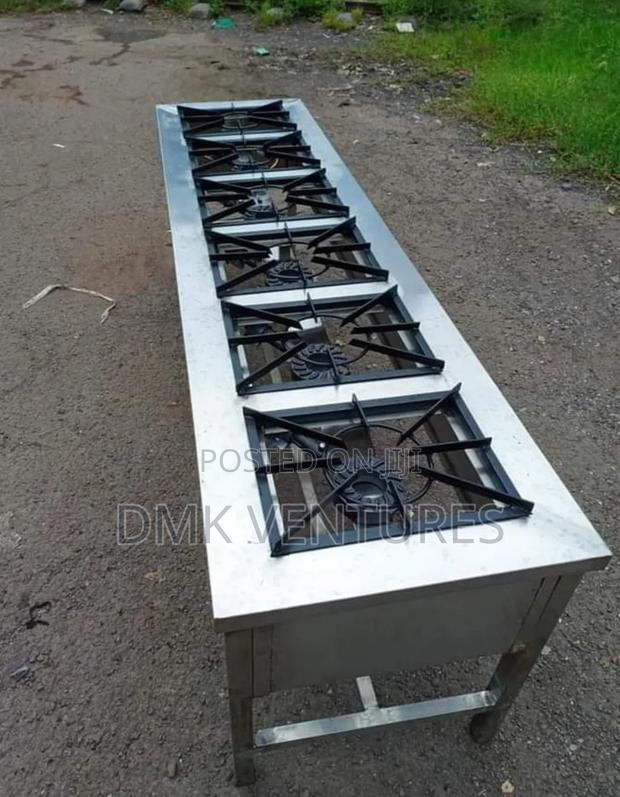 Liner Amazing Quality Stainless Six Burners Gas Cooker Jiko