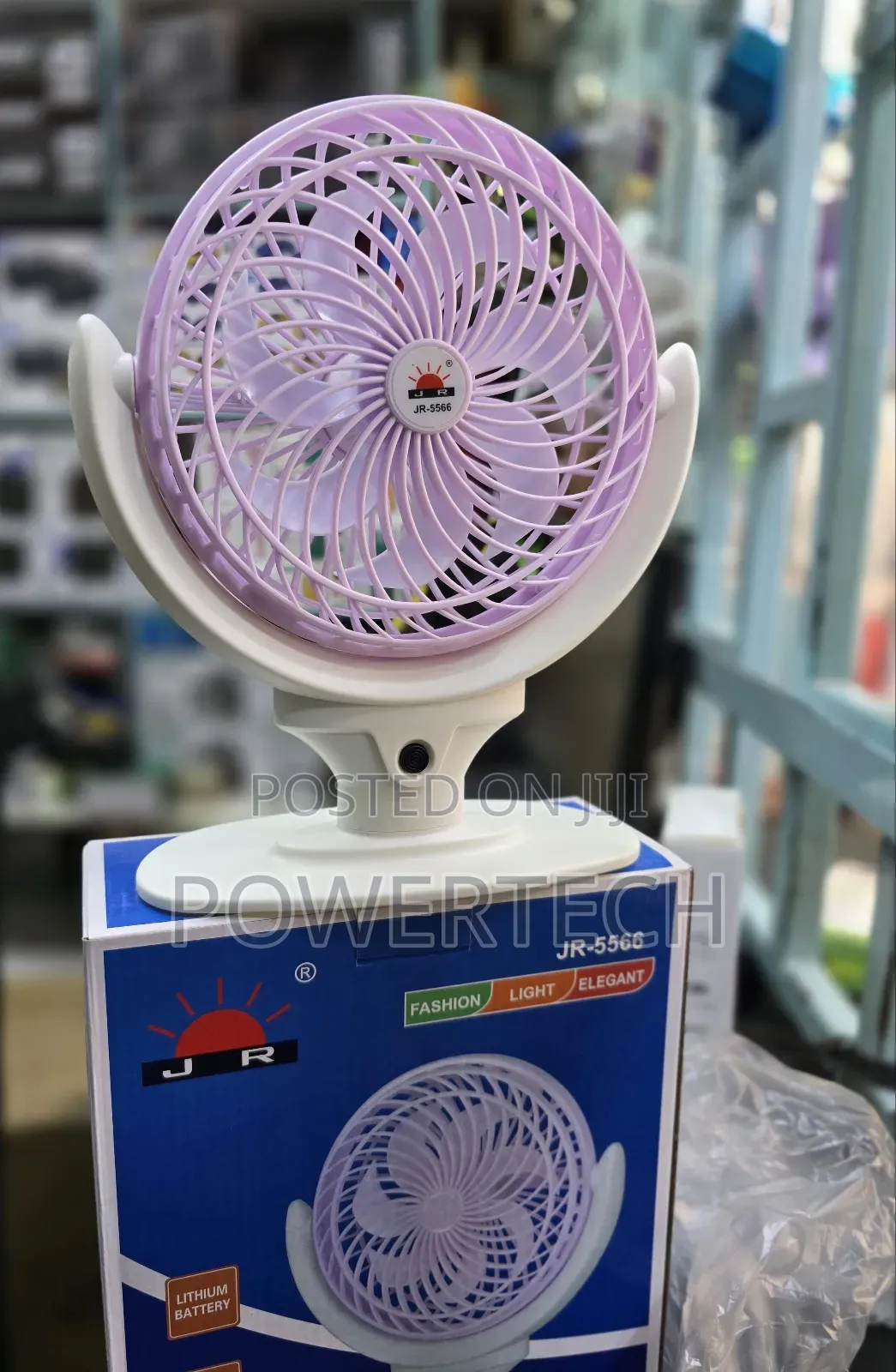 *Mini Rechargeable Table Fan