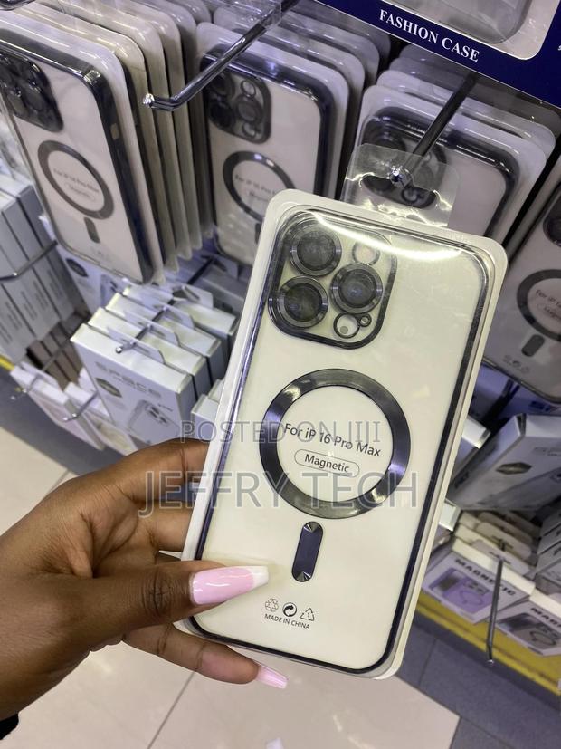 Fosajik iPhone 16 Pro Max Case With Magsafe Electroplated Case - main view