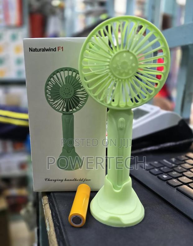 *Hand Held Rechargeable Mini Fan - main view
