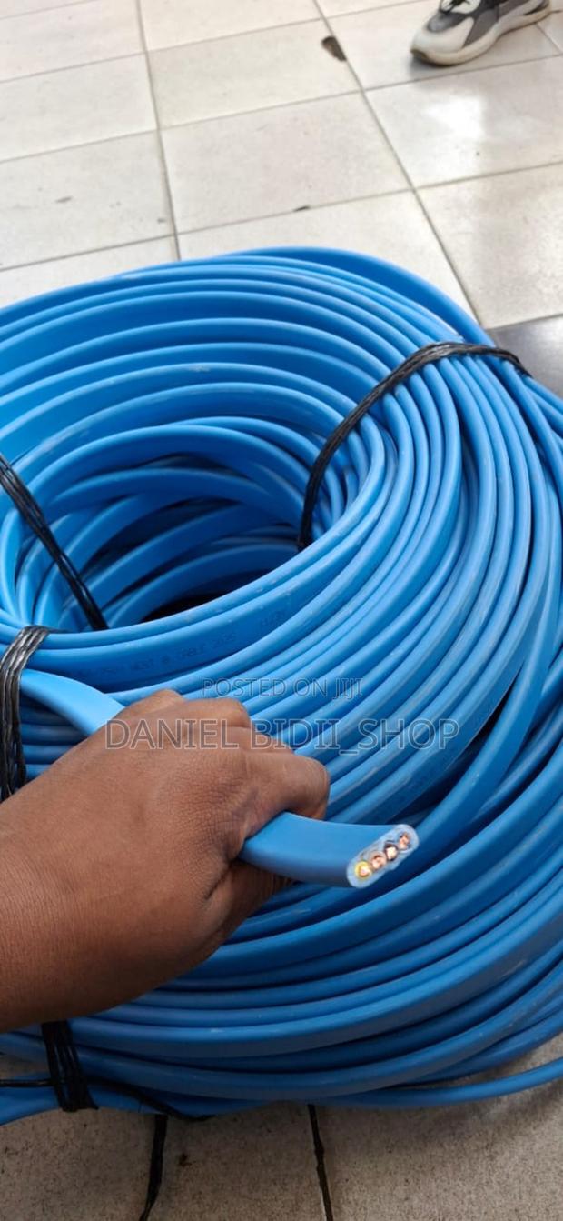 Underwater Submersible Flex Cable 6mm 4core Per Meter - thumbnail 2