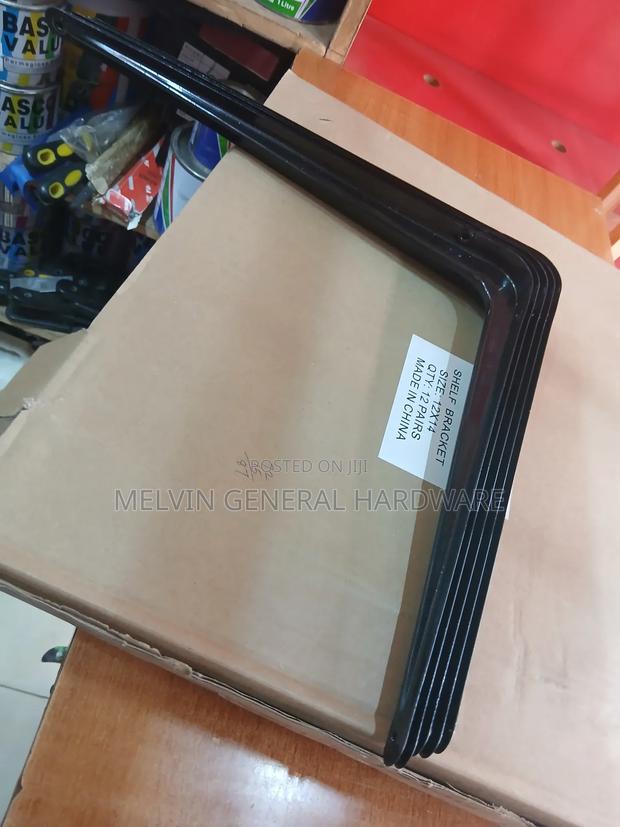 Black Shelf Bracket 12*14" - main view