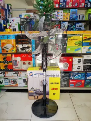 *Amtec Stand Fan 18" Ac/Dc