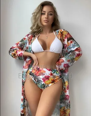 3pcs Floral Women Bikini Swimsuit