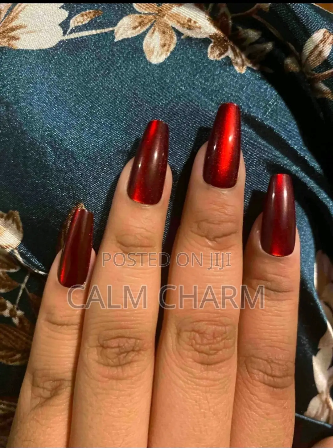 24pcs Cat Eye Gel Press Ons