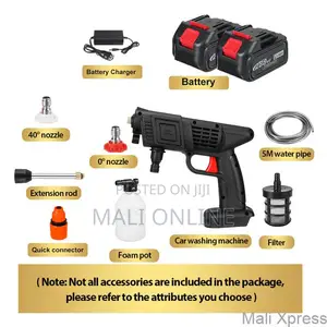 Portable High Pressure Cordless Car Washer Kit