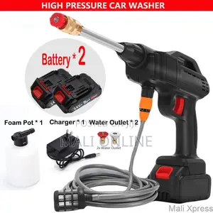 Portable High Pressure Cordless Car Washer Kit