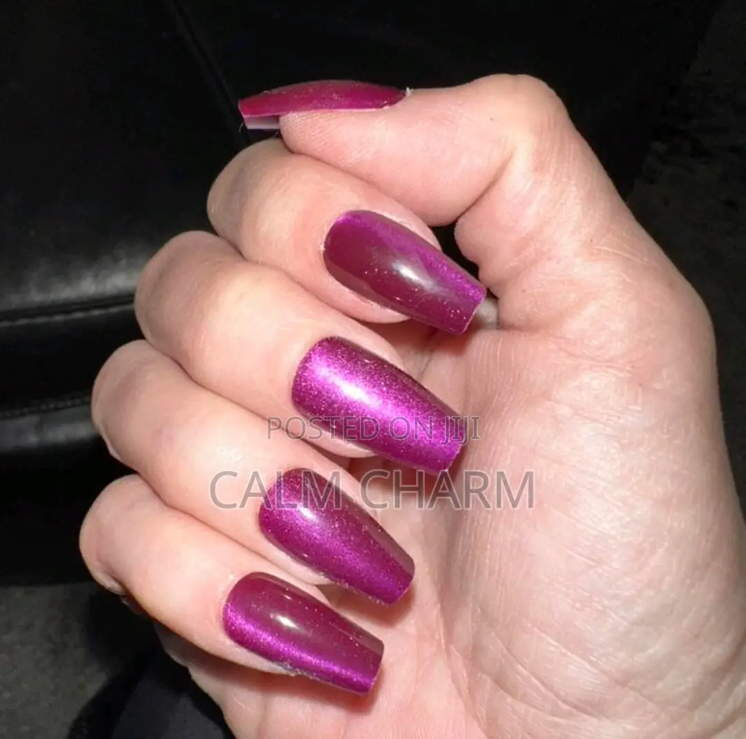 24pcs Cat Eye Gel Press Ons
