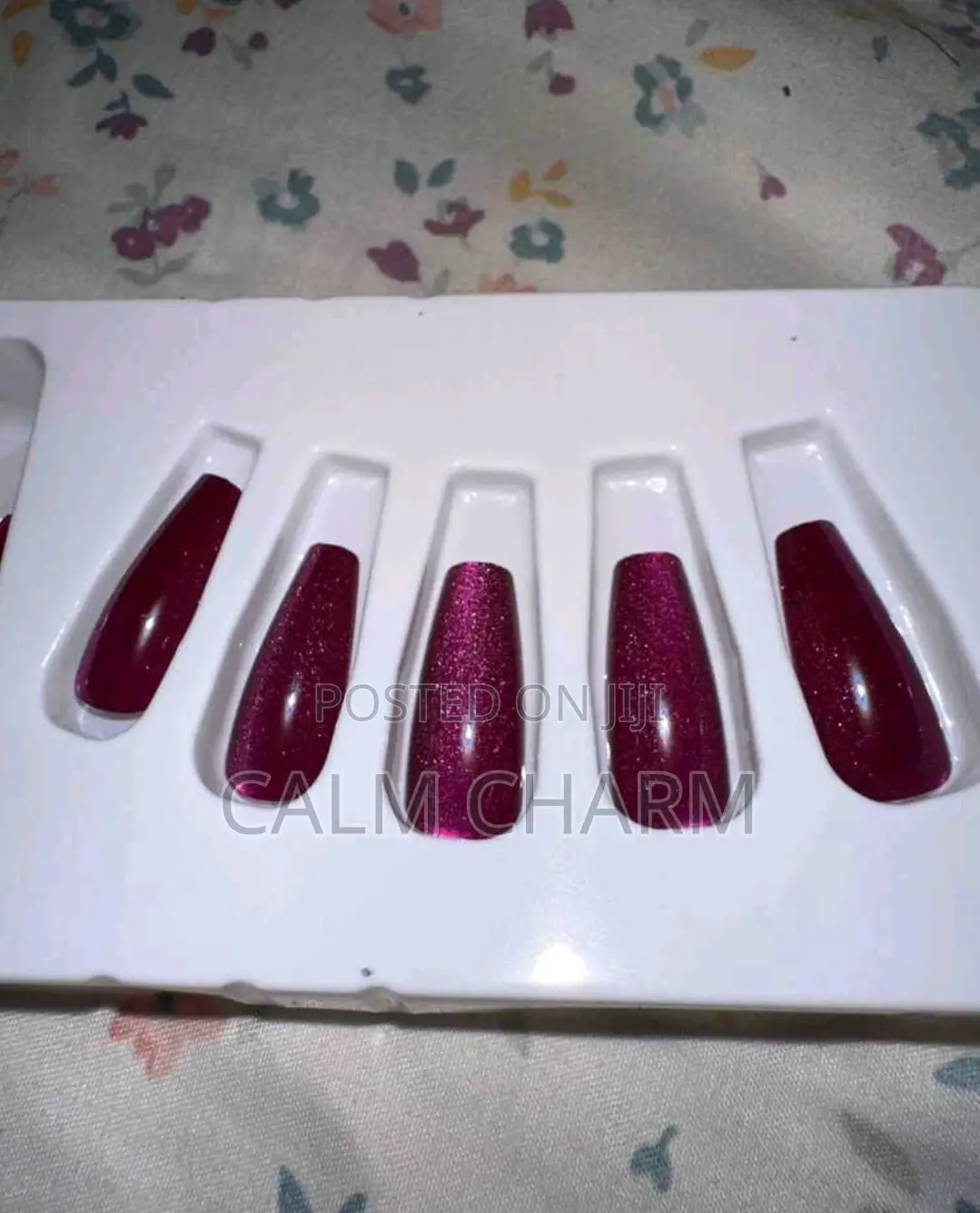 24pcs Cat Eye Gel Press Ons