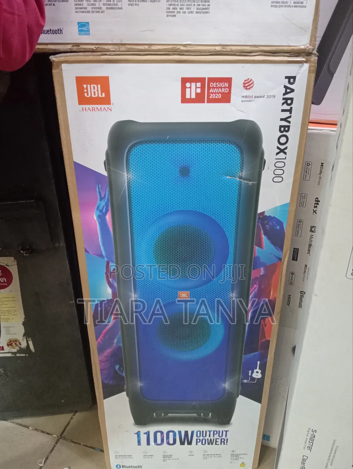 JBL Party Box 1000 With 1100 Watts Bluetooth Speaker