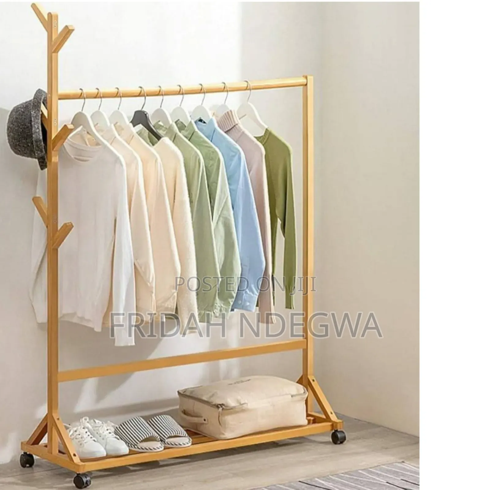 Bamboo Cloth Rack