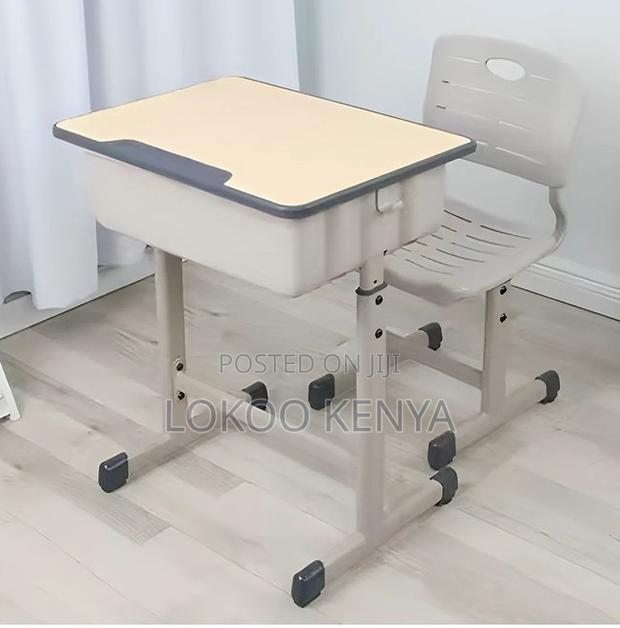 School Desk : Kids Learning Desk With Adjustable Height