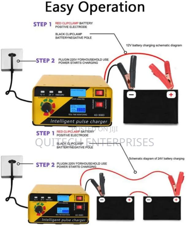 12/24v Smart Intelligent Pulse Charger - thumbnail 2