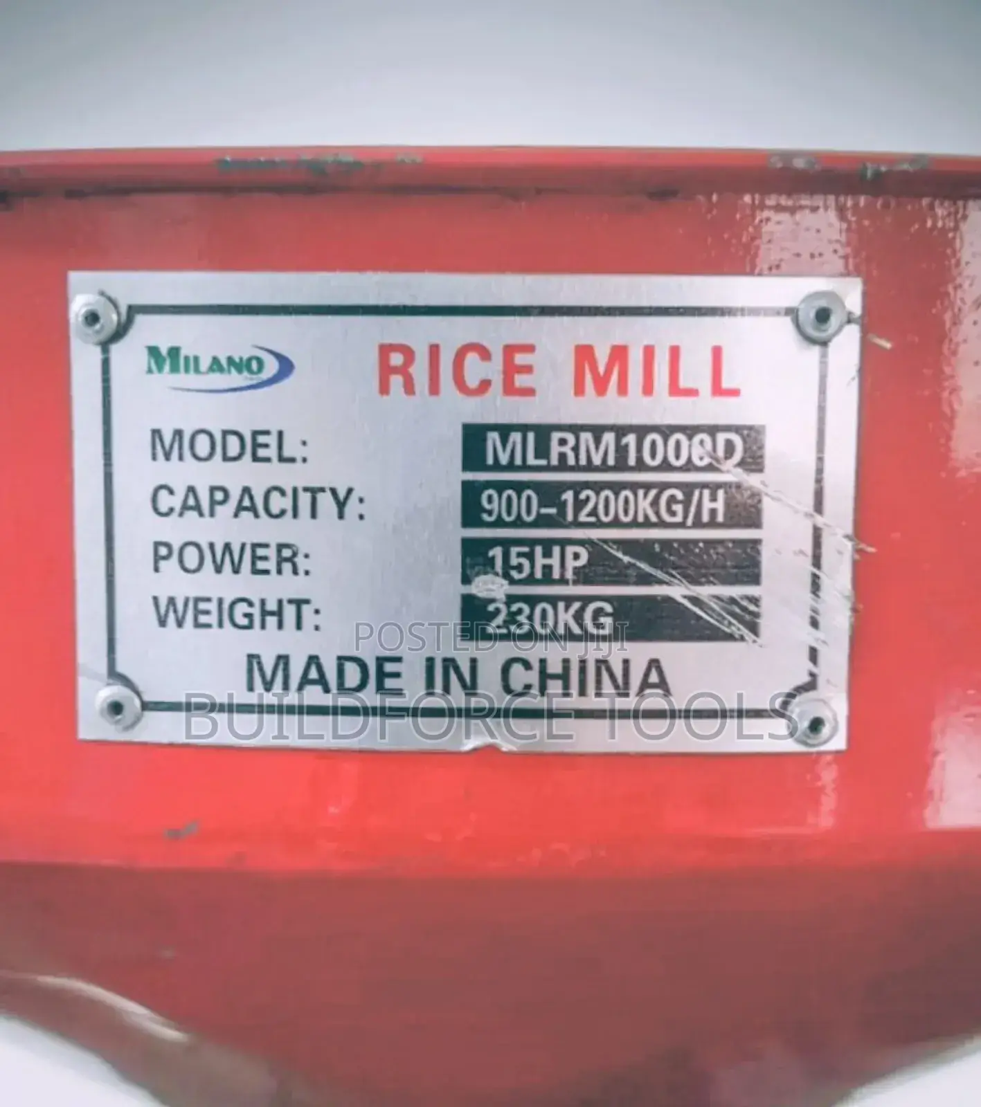 Milano Italia Rice Milling Machine