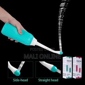 Portable Butt Shower Bidet 500ml Vaginal Irrigator Anal Hygiene Spraye
