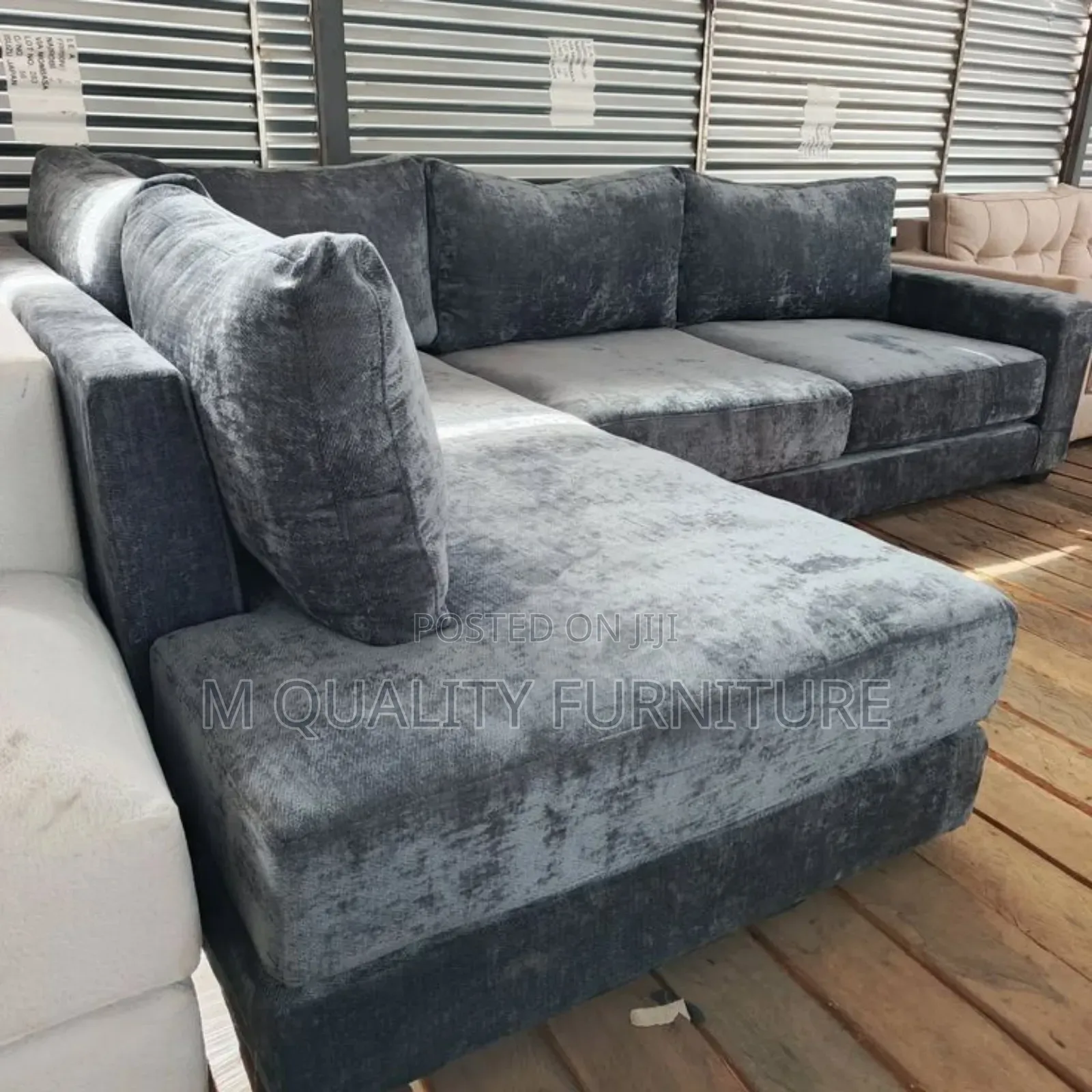 Gray 6-Seater Unique Elegant Couch
