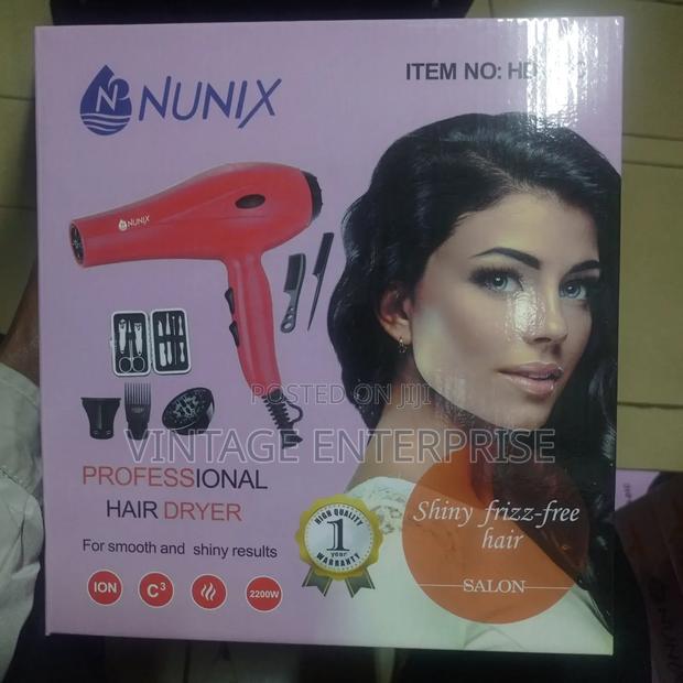 Nunix Blow Dryer 2200w With Accessories