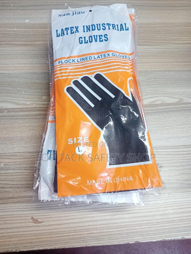 Rubber Gloves 14inch - thumbnail 3