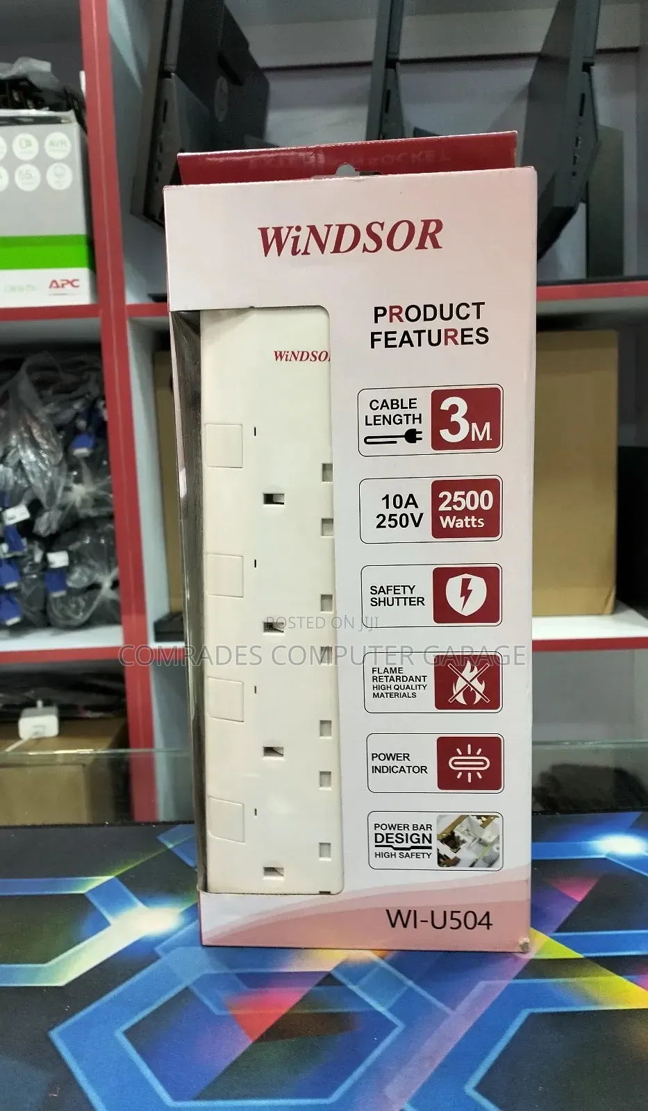 Windsor Heavy Duty 4 Way Extension