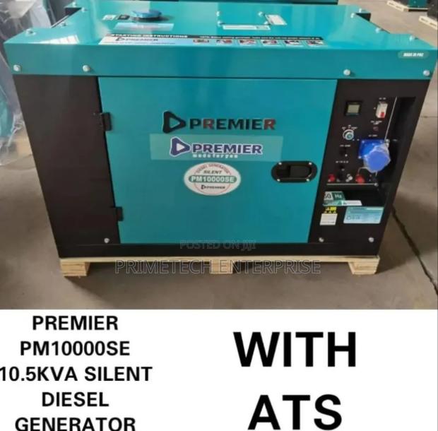 Premier Single Phase Silent Diesel Generator 10kva With Ats - main view
