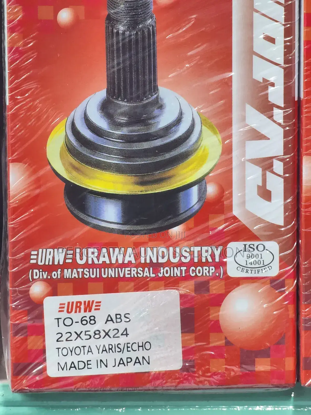 Toyota Probox/Vitz Cv Joint to-68abs(22*58*24)