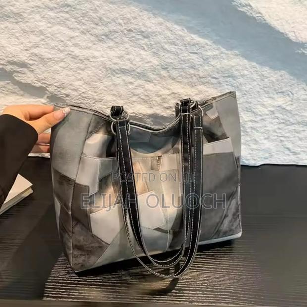 Geometry Pattern Solid Colour Underarm Shoulder Bags - thumbnail 5