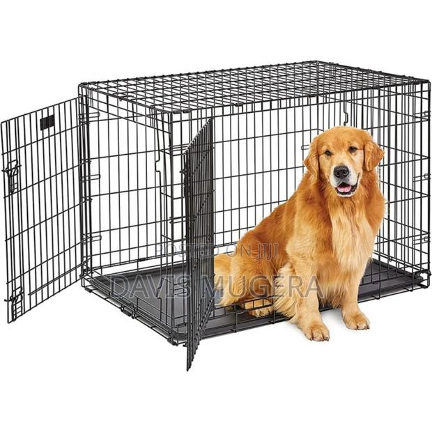 Foldable Collapsible Metal Dog Cage Kennels (Stackable) - Small Sizes - main view