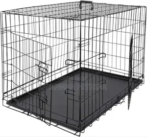 Foldable Collapsible Metal Dog Cage Kennels (Stackable) - Small Sizes