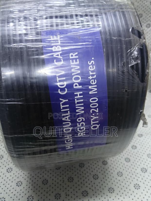 CCTV Coaxial Cable Rg59 200m -Meter Roll - main view