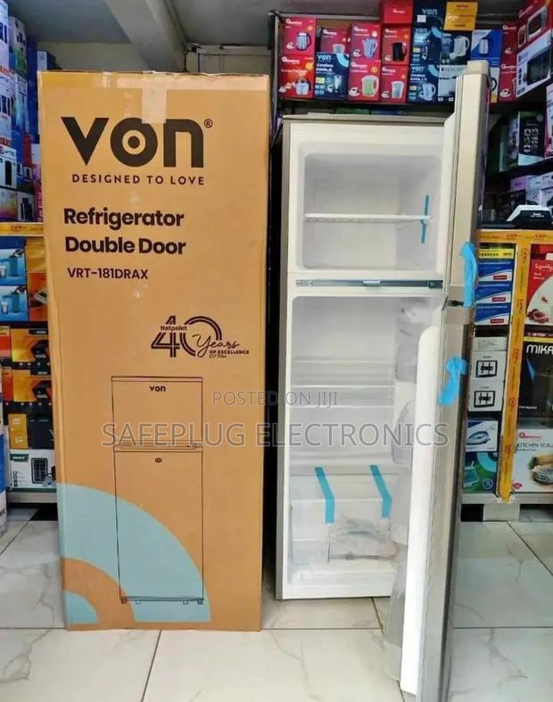 Von 181l Double Door Refrigerator Direct Cool - main view