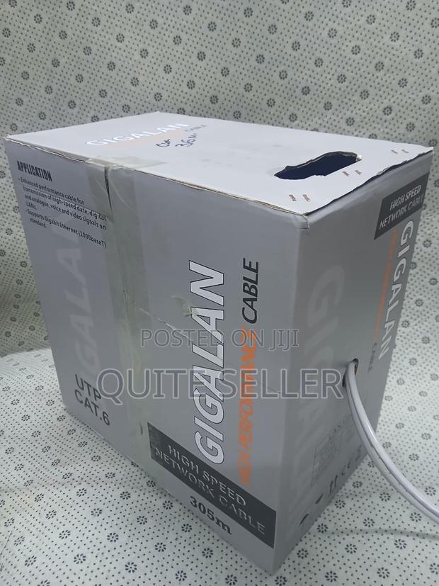 305 M Cat6 Lan Cable Gigalan for Wifi Connection